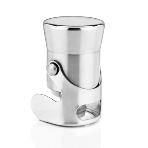 Harrison-Heavyweight-Champagne-Stopper-in-Silver-Viski®-Bottle-Stoppers-&-Savers