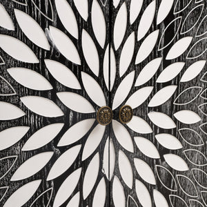 Sideboard Buffet Cabinet with 4 Doors and Adjustable Shelves