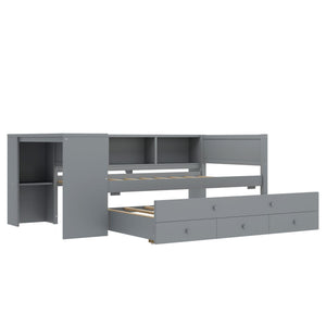 Twin Size Daybed with Trundle and Storage