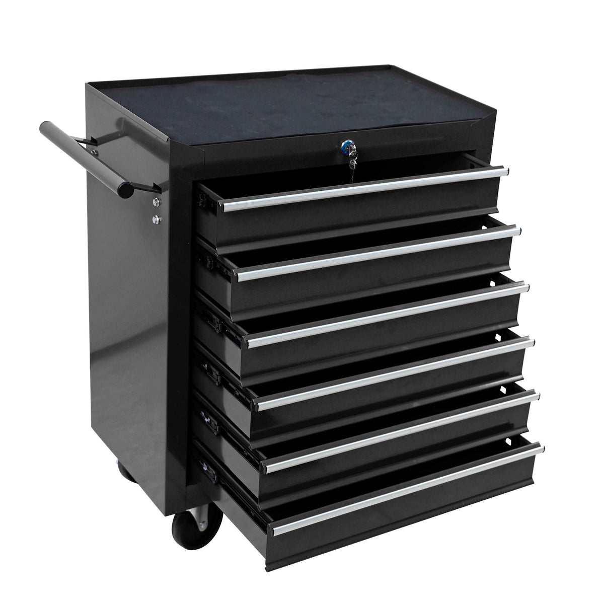 Multifunctional Tool Cart With Wheels And Drawers