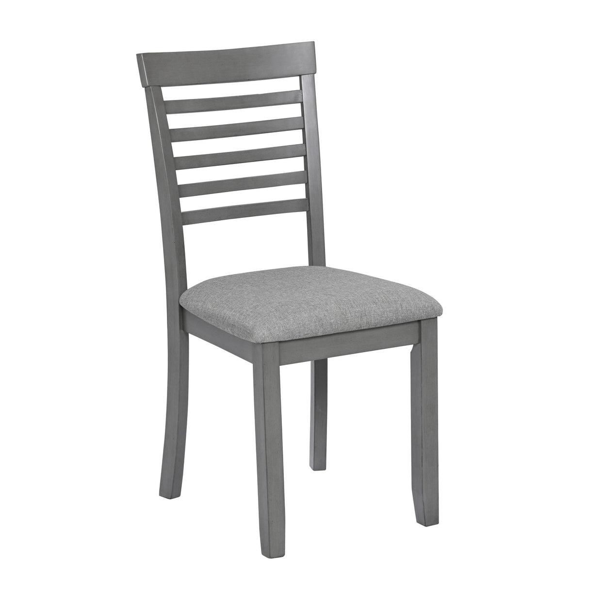 5 Pieces Modern Dining Set, Rectangular Wooden Dining Table With 4 Upholstered Chairs