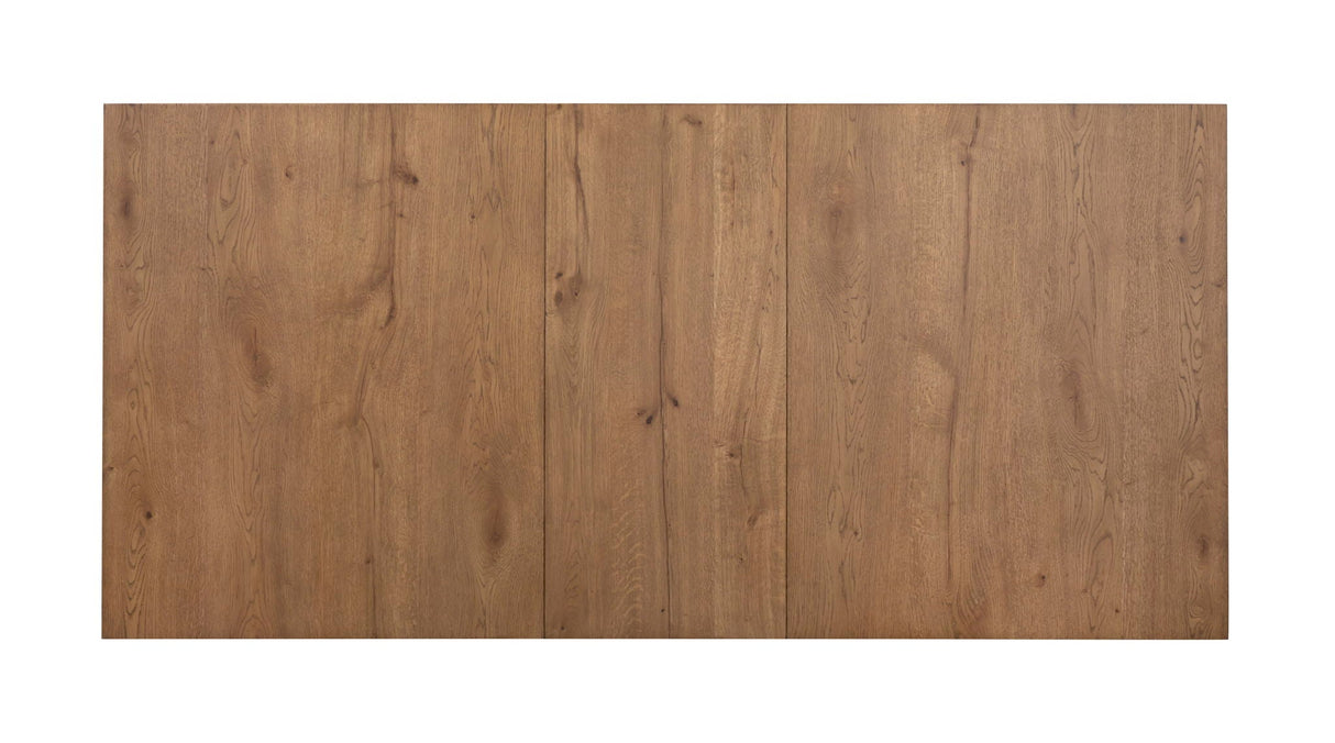 Marcel - Extendable Trestle Dining Table - Harvest Brown