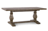 Auraeons Rectangular Dining Table with Trestle Base