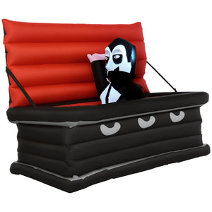 Vampire and Giant Coffin Halloween Inflatable Decoration