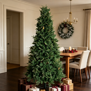 6.5 FT Slim Realistic PE/PVC Hybrid Christmas Tree