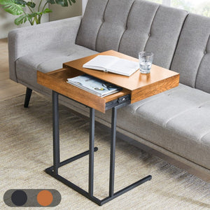 Wynn - Pull Up Table With Storage Compartment - Pecan