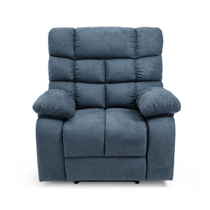 Contemporary Massage Recliner with Pillow Tufted Design - Charcoal