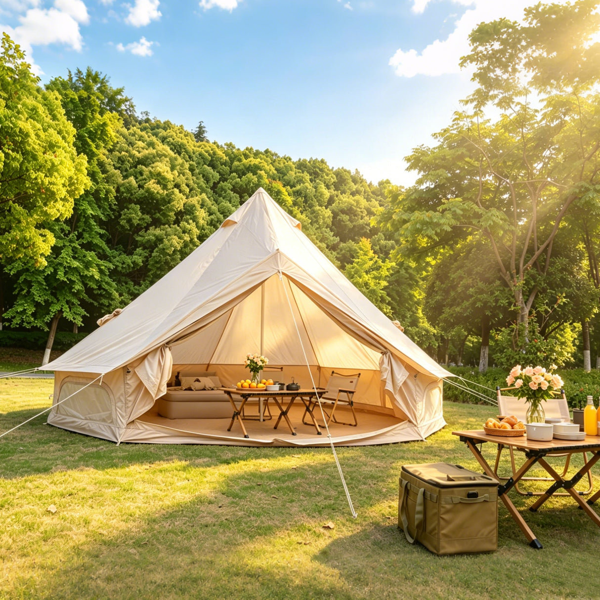 Oxford Bell Tent for Family Camping