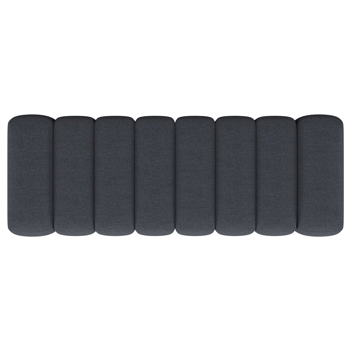 Summer Fabric Upholstered Tufted Accent Bench Charcoal