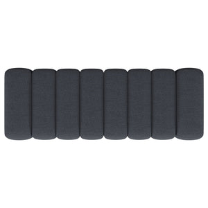 Summer Fabric Upholstered Tufted Accent Bench Charcoal