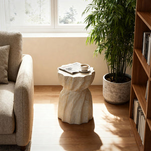 Outdoor End Table - Marble