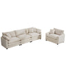 Elegant Oversized Sectional Sofa Set With Deep Seats And Flexible Layout