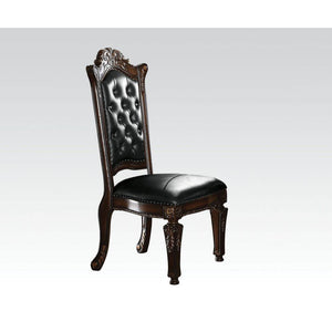 Vendome - Side Chair (Set of 2) - Synthetic Leather & Cherry