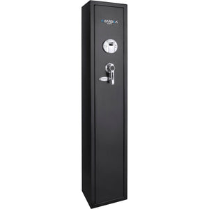 Biometric Rifle Safe with Fingerprint Access – Black
