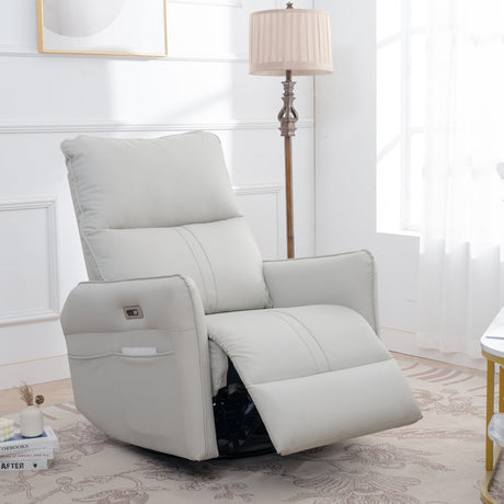 Multi-Motion Swivel Rocking Recliner with USB Charging