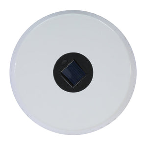Solar Side Table with Built-in Solar Battery (White)