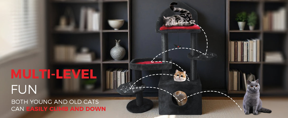 Black Gothic Cat Tree