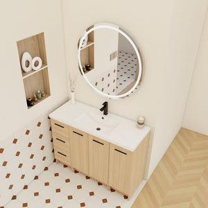 Floating Bathroom Vanity With Sink, Modular Cabinet