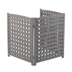 3 Panel Outdoor Air Conditioner Fence Screen