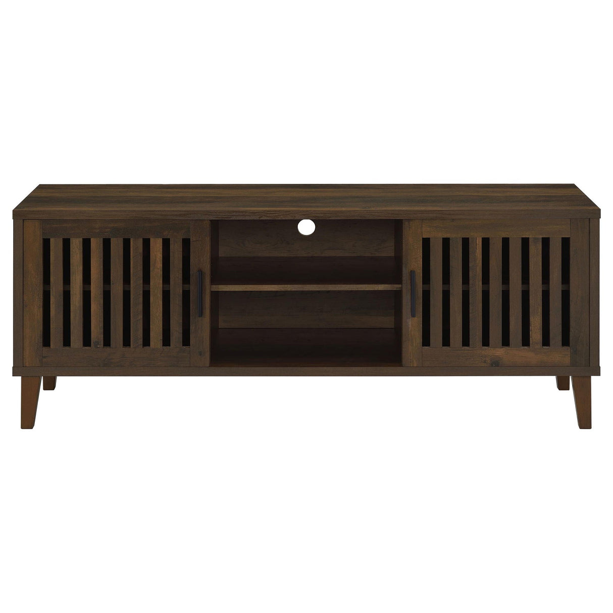 Jenine - 2 Door 60" TV Stand - Brown