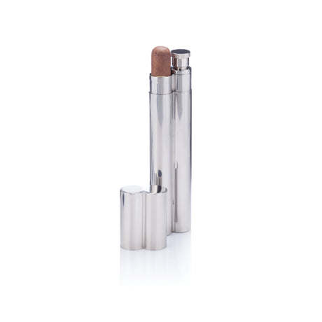 Cigar-Holder-with-2-oz-Flask-in-Silver-Viski®-Cocktail-&-Barware-Tool-Sets