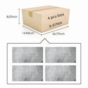 Textured Finished, 3D Tiles For Wall Decoration (Set of 4)