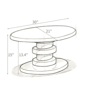 Cobblestone End Table