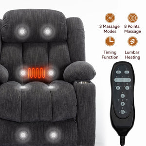 Chenille Power Lift Recliner Chair