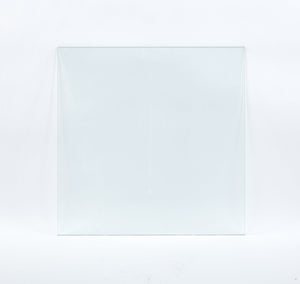 Tempered Clear Glass Top 80CM Square Dining Table