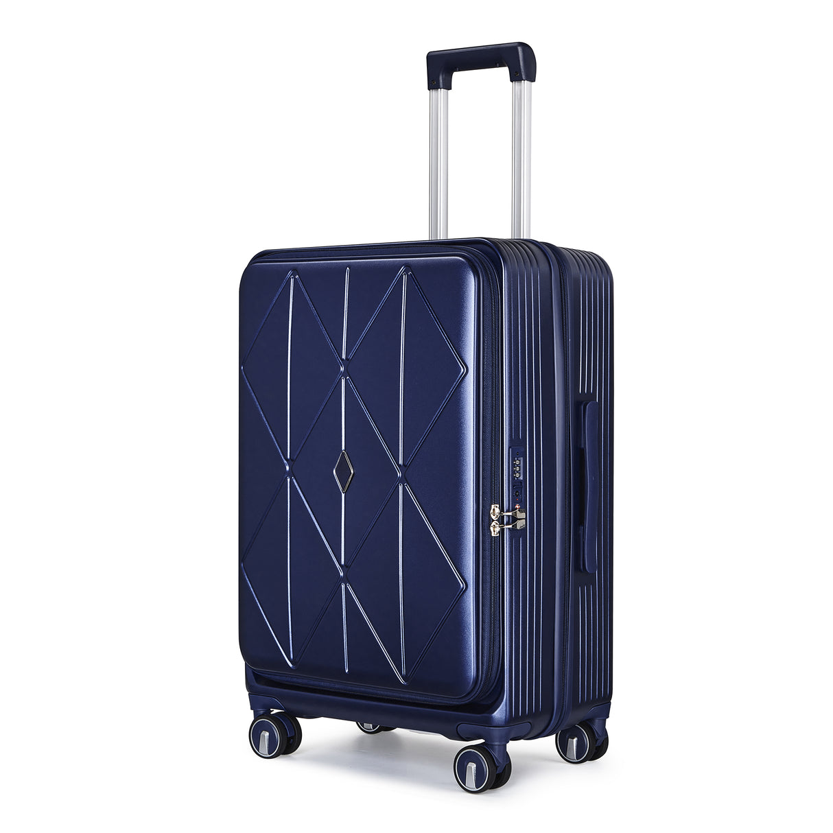 3 Piece, Expandable Carry On Luggage with TSA Lock -Hard Shell and Lightweight Suitcase with Front Pocket and Spinner Wheels