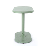 Santa Monica Bistro Set Modern Outdoor Dining Green Iron 3-Piece