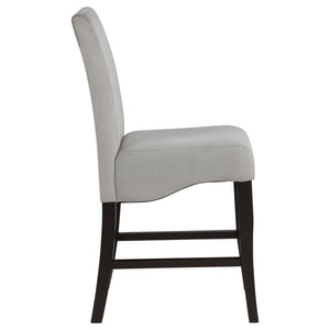 Upholstered Counter Stools (Set of 2) - Gray
