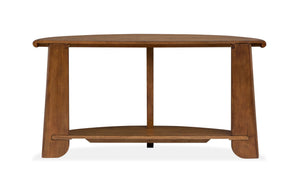 Tanner - Demilune Sofa Table - Tawny Brown