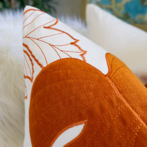 Autumn Vibes Leaf Accent Pillow - 2 Pack