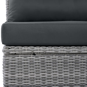 Outdoor Furniture Set Patio Rattan Furniture with Adjustable Table, Recliners, Side Tables, Ottomans