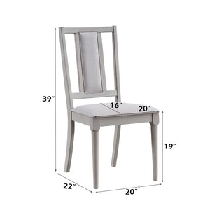 Marta - Side Chair (Set of 2) - Beige Linen & Natural