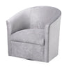 Eden - Swivel Chair With Upholstery And Hardwood Frame