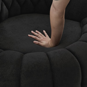 Round Swivel Accent Chair With Rotation