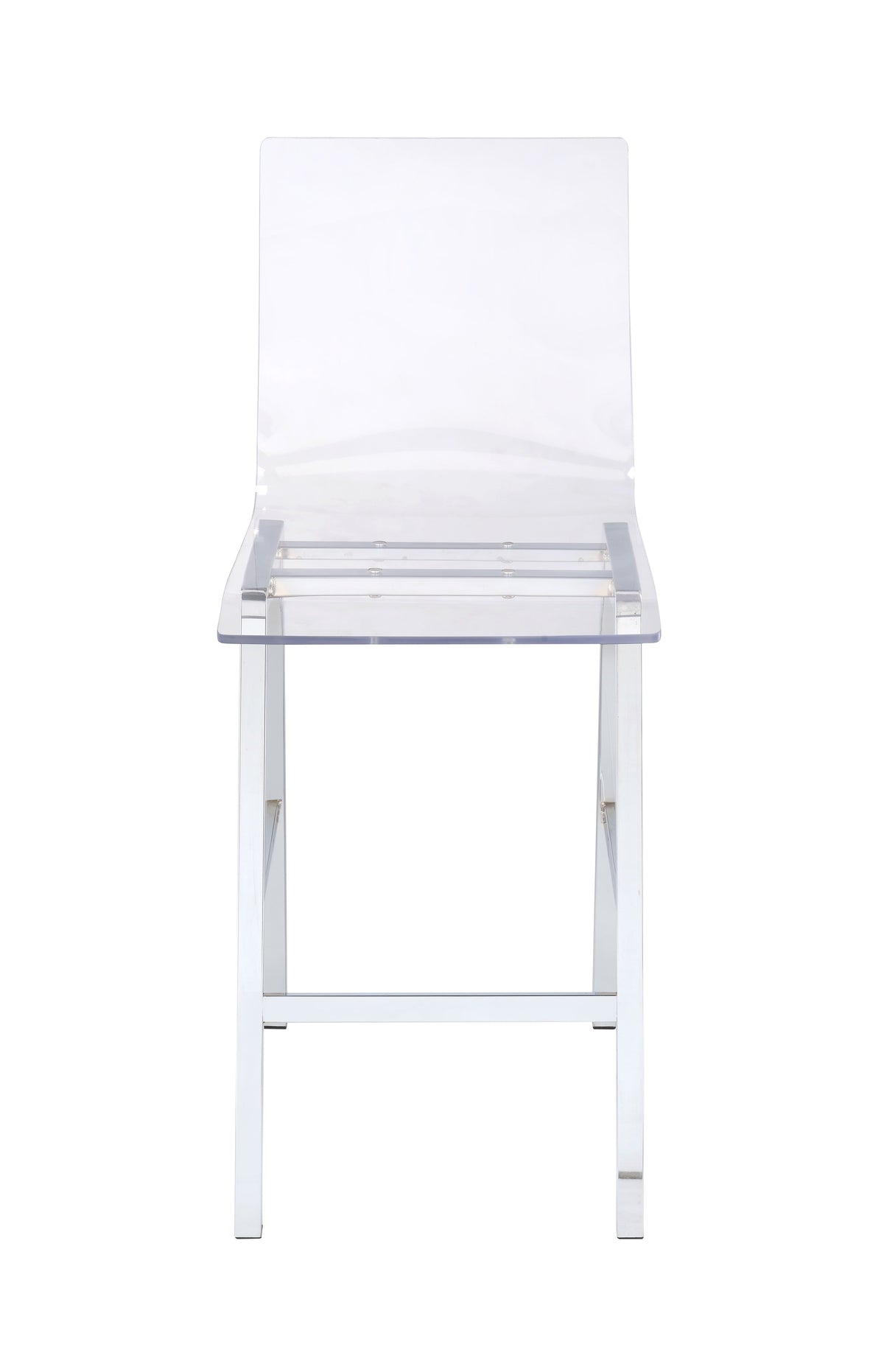 Nadie Clear Acrylic Armless Dining Chair
