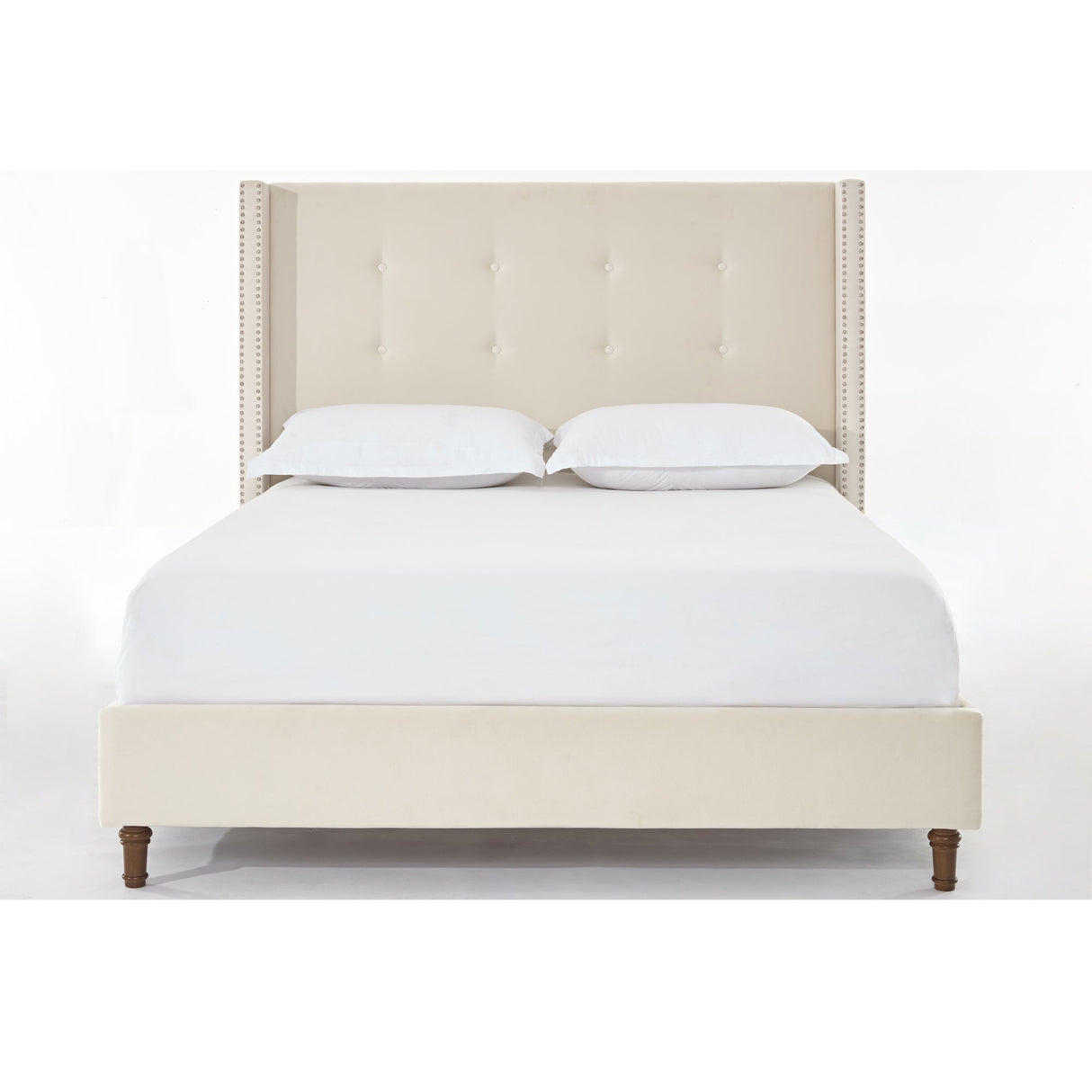 Peyton Upholstered King Bed with 54" High Headboard