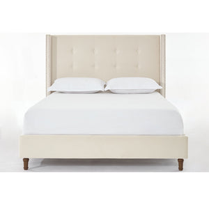 Peyton Upholstered King Bed with 54" High Headboard