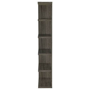 5 Shelf Bookcase - Gray