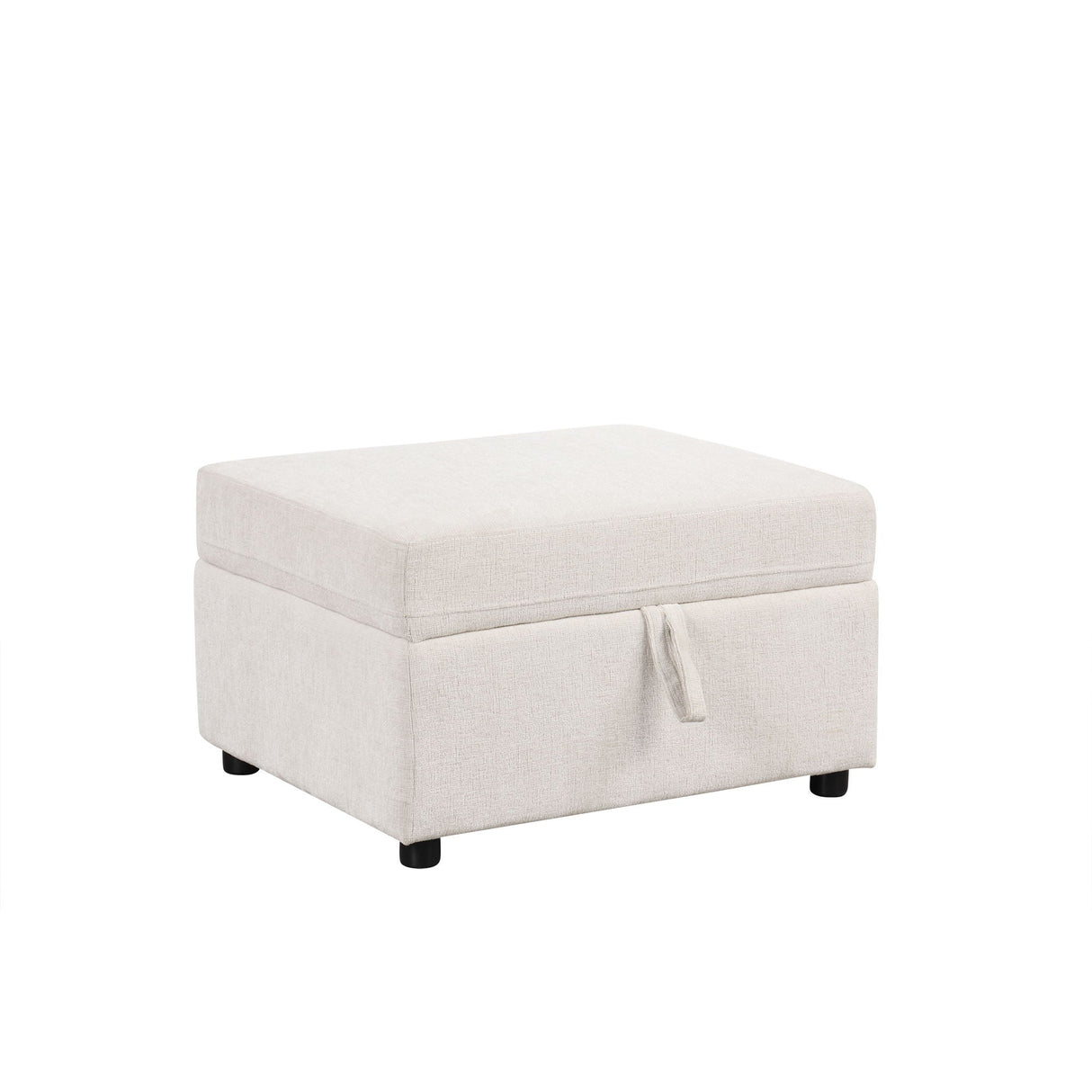 Sectional Sofa Convertible Pull-Out Bed With Storage Ottoman & USB Ports