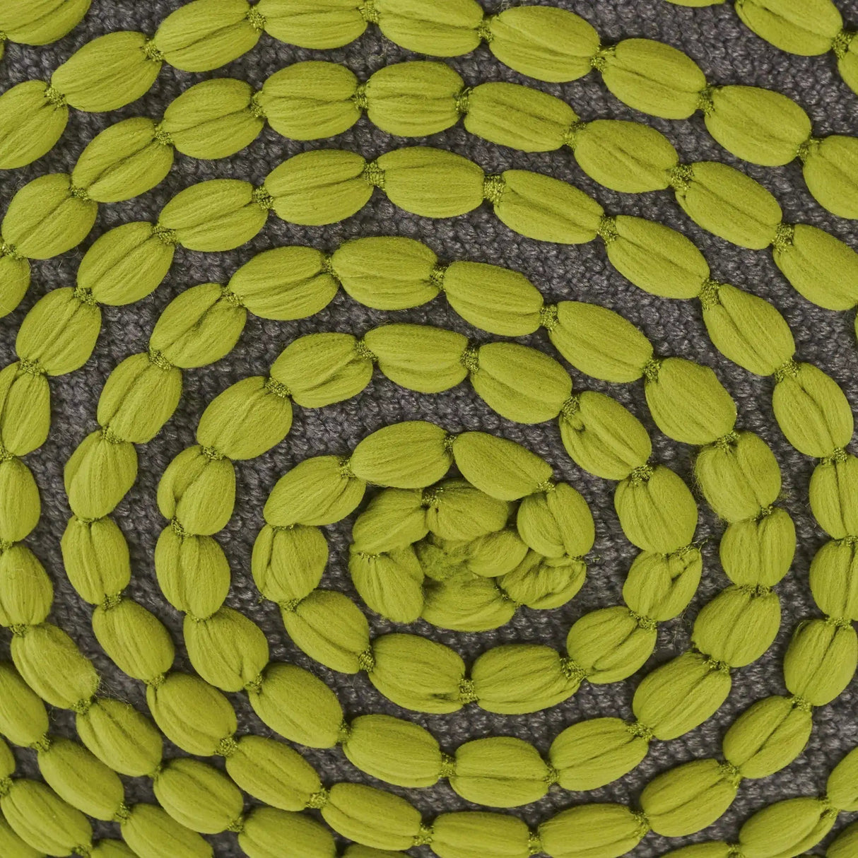 River Handcrafted Cylindrical Pouf in Water Resistant Fabric