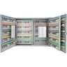 Adjustable Key Cabinet with Lock - Multiple Sizes, Gray or Black