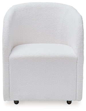 Rowanbeck - Dining Upholstered Arm Chair (Set of 2) - Ivory