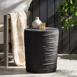 Birch outdoor side table