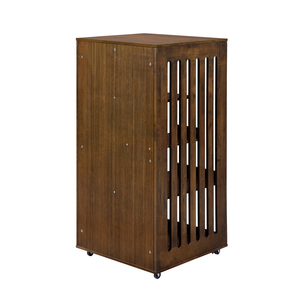 Basia Indoor Rubber Wood Cat Cabinet