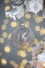Decorative Hanging Glass Christmas Ball Ornaments - Set of 6