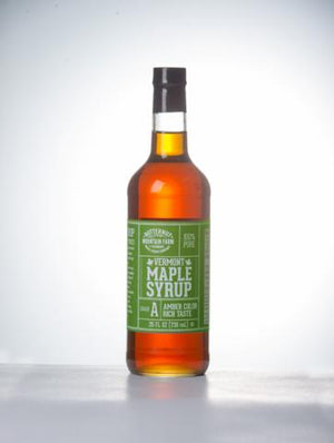Vermont Maple Syrup Grade A Amber Color -  Round Bottle  - 25  Ounce